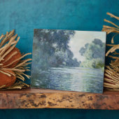 クロードモネ |ジヴェルニー近郊のセーヌ川の支流 フォトプラーク (側面)