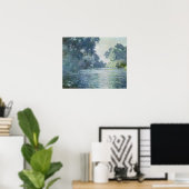 クロードモネ |ジヴェルニー近郊のセーヌ川の支流 ポスター (ホームオフィス)