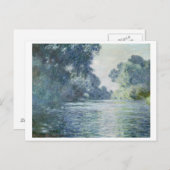 クロードモネ |ジヴェルニー近郊のセーヌ川の支流 ポストカード (正面/裏面)