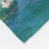 クロードモネ – スイリリー1906 フリースブランケット (角)