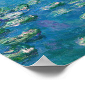 クロードモネ – スイリリー1906 ポスター (角)