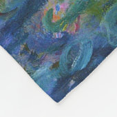 クロードモネ – スイリリー1919 フリースブランケット (角)