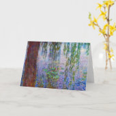 クロードモネ – スイリリー カード (黄色い花)