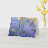 クロードモネ – スイリリー カード (黄色い花)