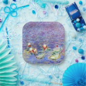 クロードモネ – スイリリー ペーパープレート (パーティー)