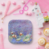 クロードモネ – スイリリー ペーパープレート (パーティー)