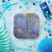 クロードモネ – スイリリー ペーパープレート (パーティー)