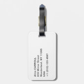 クロードモネ – スイリリー ラゲッジタグ (裏面縦)