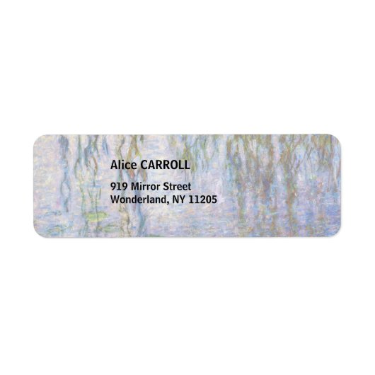 クロードモネ – スイリリー ラベル (正面)