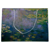 クロードモネ – スイリリー ラージペーパーバッグ (正面)