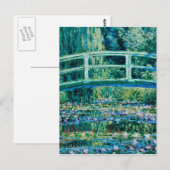 クロードモネ – スイリーと日本の橋 ポストカード (正面/裏面)