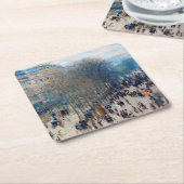 クロードモネ スクエアペーパーコースター (アングル)