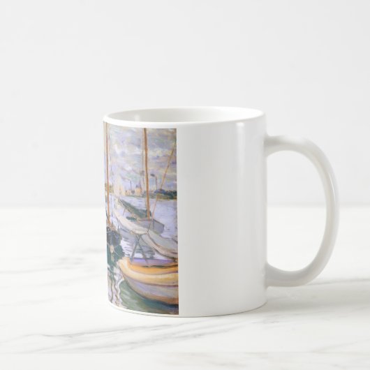 クロードモネ – セーヌ川の帆船 コーヒーマグカップ (右)