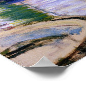 クロードモネ – セーヌ川の帆船 ポスター (角)