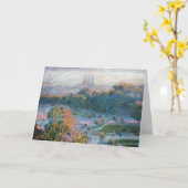 クロードモネ – チュイルリーのビュー,勉強 カード (黄色い花)