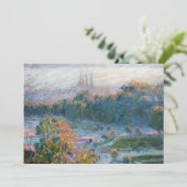 クロードモネ – チュイルリーのビュー，勉強 サンキューカード (スタンド正面)