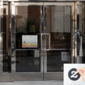 クロードモネ – チューリップフィールズニアザハーグ ウィンドウサイン (オフィスドア)