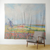 クロードモネ – チューリップフィールズニアザハーグ タペストリー (インサイチュ(横))