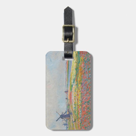 クロードモネ – チューリップフィールズニアザハーグ ラゲッジタグ (正面縦)