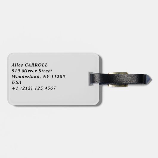 クロードモネ – チューリップフィールズニアザハーグ ラゲッジタグ (裏面横)