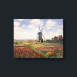クロードモネ |チューリップフィールズRijnsburg Windmill キャンバスプリント<br><div class="desc">Tulip Fields with the Rijnsburg Windmill,  1886 |クロード・モネ |アートロケーション： Musee d'Orsay，パリ，フランス |アーティストフランスのー |画像収集番号： XIR37019</div>