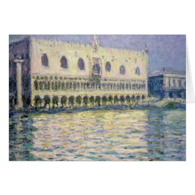 クロードモネ |ドゥカルパレス，ヴェネツィア， 1908 (正面横)
