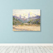 クロードモネ |ネルヴィアの谷 キャンバスプリント (インサイチュ (ウッドフロア))