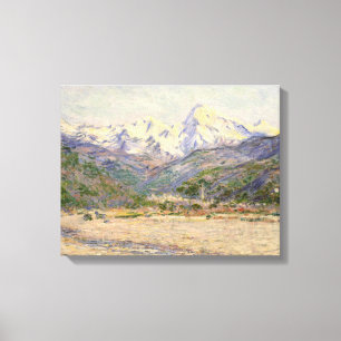 クロードモネ  ネルヴィアの谷 キャンバスプリント