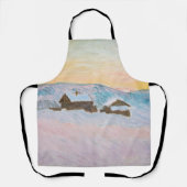 クロードモネ – ノルウェーランドスケープ，ブルーハウス エプロン (正面)