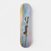 クロードモネ – ノルウェーランドスケープ,ブルーハウス スケートボード (正面)