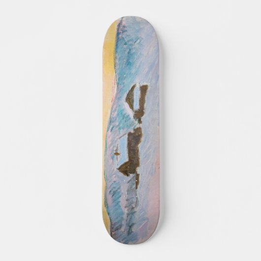 クロードモネ – ノルウェーランドスケープ,ブルーハウス スケートボード (正面)