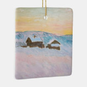 クロードモネ – ノルウェーランドスケープ，ブルーハウス セラミックオーナメント (右)