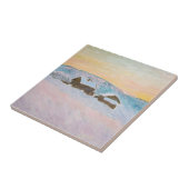 クロードモネ – ノルウェーランドスケープ,ブルーハウス タイル (側面)