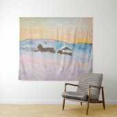 クロードモネ – ノルウェーランドスケープ,ブルーハウス タペストリー (インサイチュ(横))