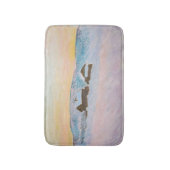 クロードモネ – ノルウェーランドスケープ，ブルーハウス バスマット (正面縦)