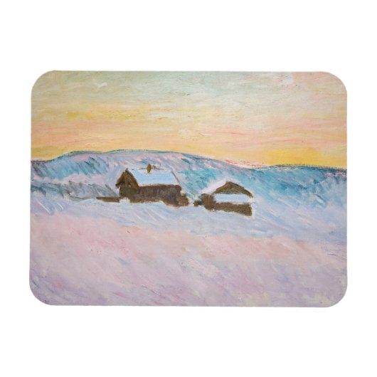 クロードモネ – ノルウェーランドスケープ,ブルーハウス マグネット (横)