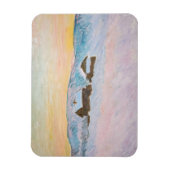 クロードモネ – ノルウェーランドスケープ,ブルーハウス マグネット (縦)