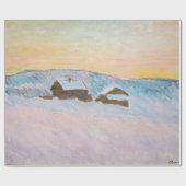 クロードモネ – ノルウェーランドスケープ,ブルーハウス ラッピングペーパー (フラット)