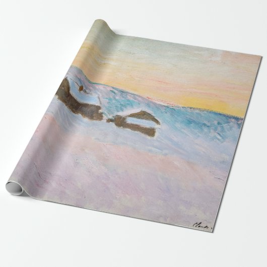 クロードモネ – ノルウェーランドスケープ,ブルーハウス ラッピングペーパー (アンロールド)