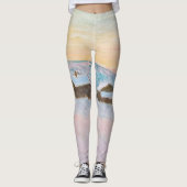 クロードモネ – ノルウェーランドスケープ,ブルーハウス レギンス (正面)