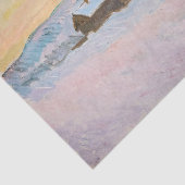 クロードモネ – ノルウェーランドスケープ，ブルーハウス 薄葉紙 (詳細)