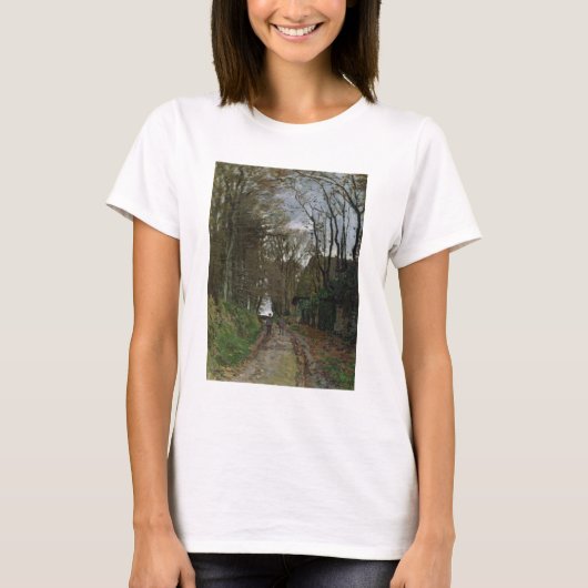 クロードモネ |ノルマンディーのパス Tシャツ (正面)