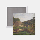 クロードモネ |ノルマンディーの農場 マグネット (正面/裏面)