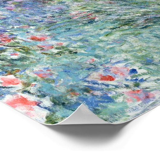 クロードモネ |バラの下のジヴェルニーの家 ポスター (角)