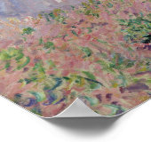 クロードモネ |パラソルが右に曲がった女性 ポスター (角)