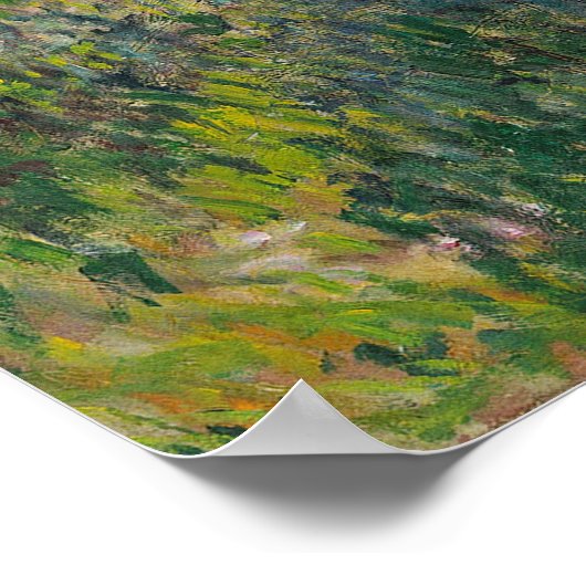 クロードモネ |パラソルを持つ女性 ポスター (角)