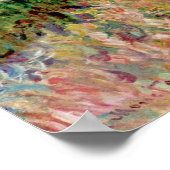 クロードモネ – パラソル付き女性勉強 ポスター (角)