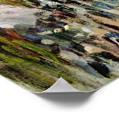 クロードモネ パリのRue Montorgueil ポスター (角)