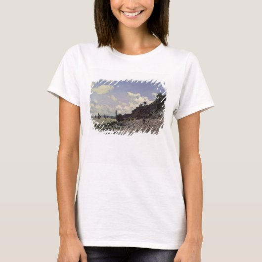 クロードモネ | ビーチat本館, 1864 tシャツ (正面)