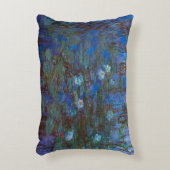 クロードモネ – ブルーウォーターリリー アクセントクッション (正面(垂直))